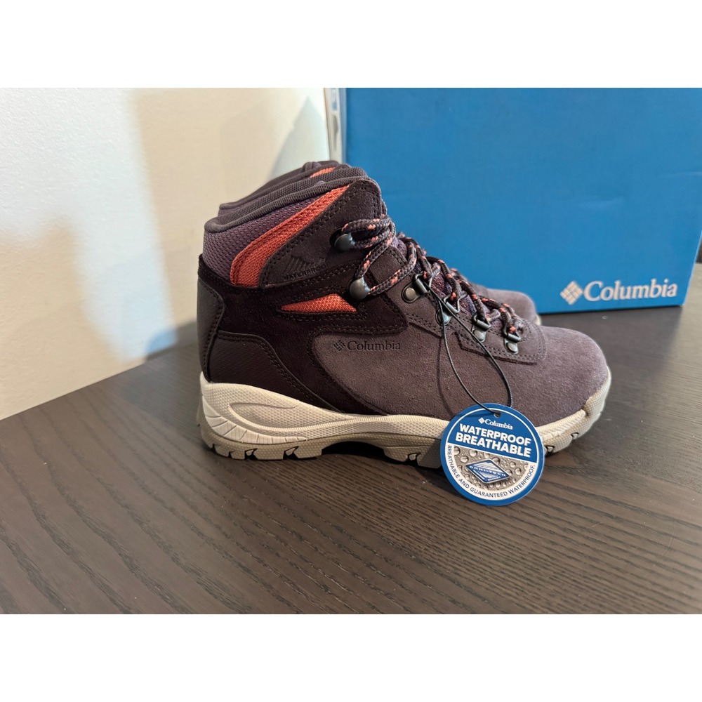 Columbia Newton Ridge Plus Waterproof Amped Wide Womens 5 Timber Hiking Boots
